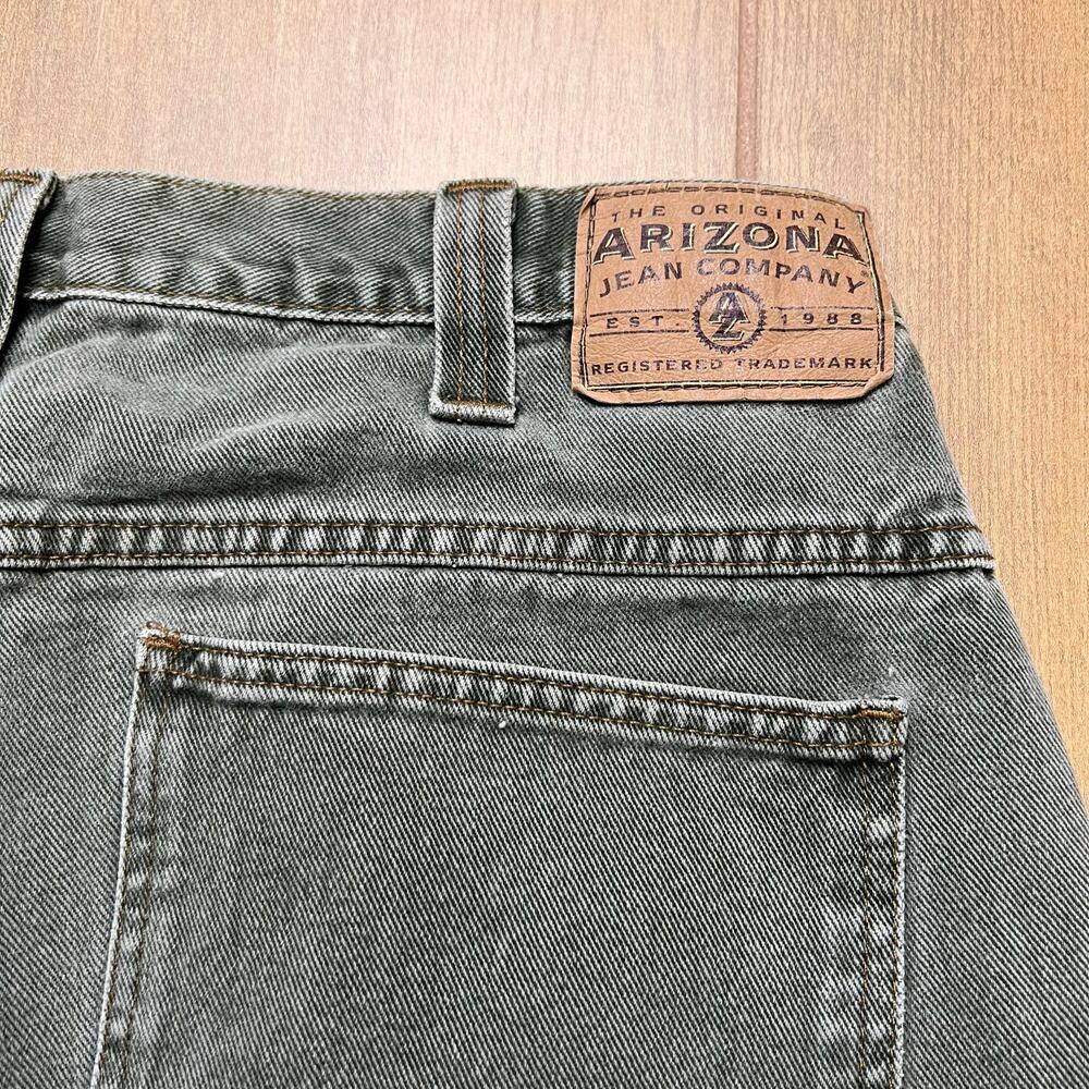 Vintage Arizona Jean Co. Men shorts Sz‎ 36 Faded Green Y2K Baggy Loose - Picture 9 of 14